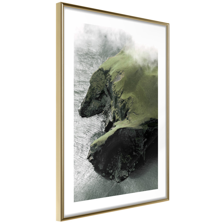 Poster Marriage of Sea and Land - seascape and cliffs on a green island 130298 additionalImage 8