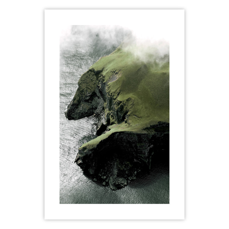 Poster Marriage of Sea and Land - seascape and cliffs on a green island 130298 additionalImage 19