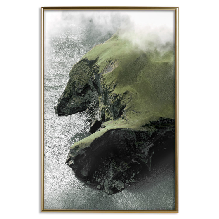 Poster Marriage of Sea and Land - seascape and cliffs on a green island 130298 additionalImage 17