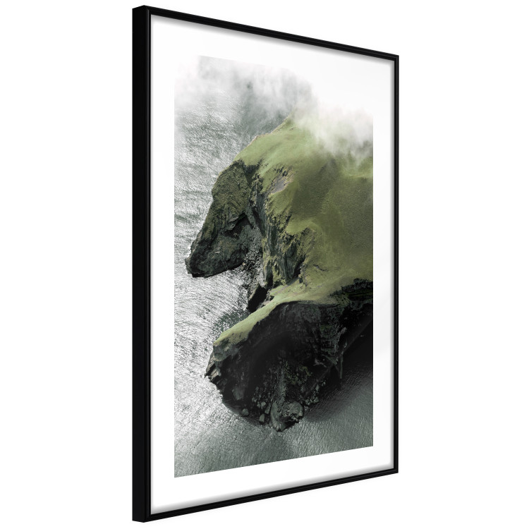 Poster Marriage of Sea and Land - seascape and cliffs on a green island 130298 additionalImage 12