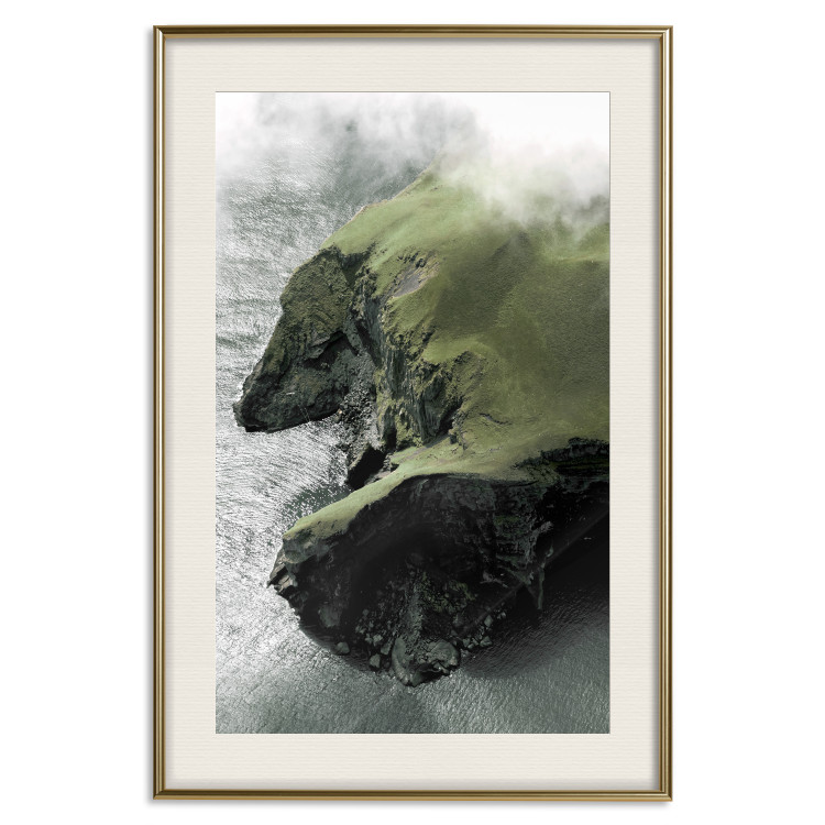 Poster Marriage of Sea and Land - seascape and cliffs on a green island 130298 additionalImage 20
