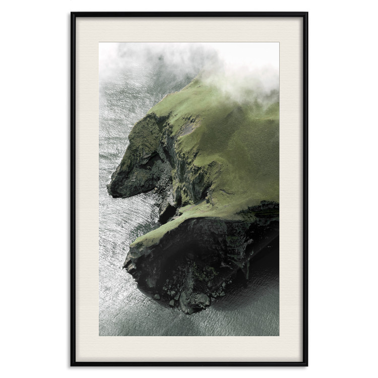 Poster Marriage of Sea and Land - seascape and cliffs on a green island 130298 additionalImage 19