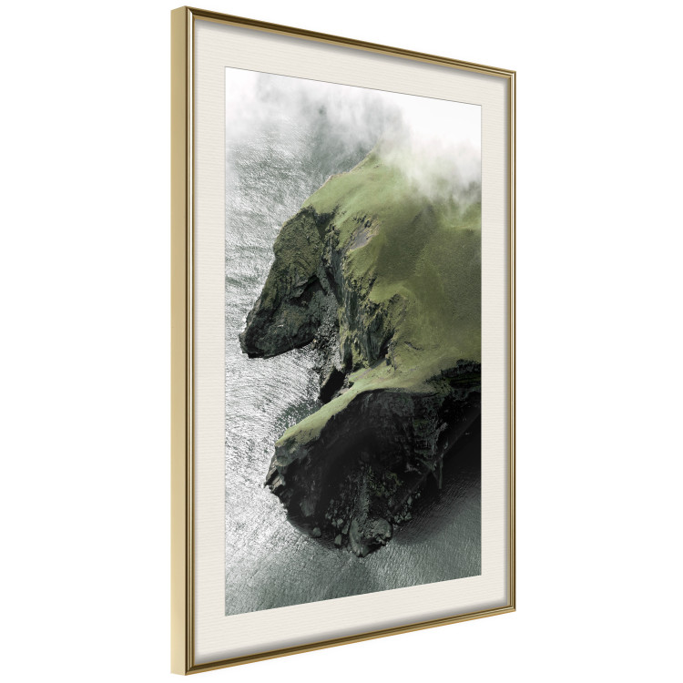 Poster Marriage of Sea and Land - seascape and cliffs on a green island 130298 additionalImage 6