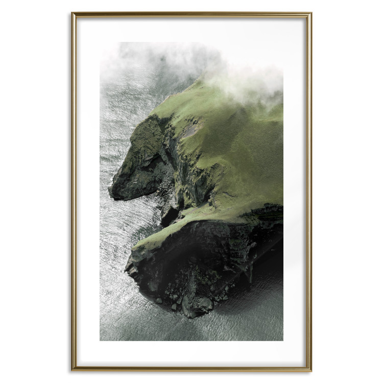 Poster Marriage of Sea and Land - seascape and cliffs on a green island 130298 additionalImage 16