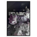 Poster Prada in Flowers - composition of flowers and silver text on a black background 131798 additionalThumb 16
