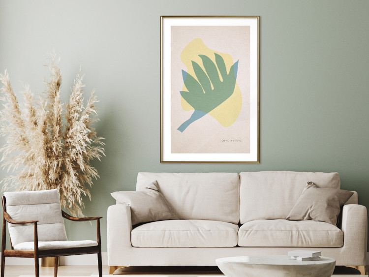 Wall Poster Love Nature - abstract geometric figures in pastel colors 134998 additionalImage 13