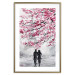 Wall Poster April in Paris - romantic landscape of Paris and a tree with pink leaves 135098 additionalThumb 14
