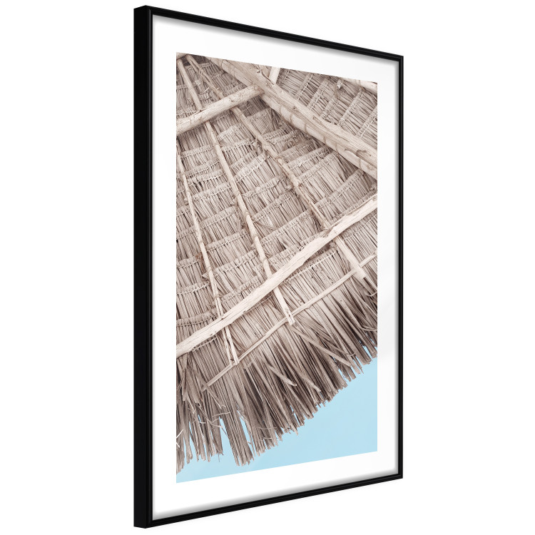 Wall Poster Exotic Structure - landscape of a tropical cottage roof against sky 135298 additionalImage 5