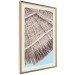 Wall Poster Exotic Structure - landscape of a tropical cottage roof against sky 135298 additionalThumb 3