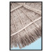 Wall Poster Exotic Structure - landscape of a tropical cottage roof against sky 135298 additionalThumb 11