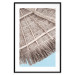 Wall Poster Exotic Structure - landscape of a tropical cottage roof against sky 135298 additionalThumb 20