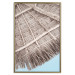 Wall Poster Exotic Structure - landscape of a tropical cottage roof against sky 135298 additionalThumb 16