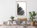 Poster Banana Fan - gray leaves with distinct texture on a white background 135598 additionalThumb 12
