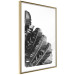 Poster Banana Fan - gray leaves with distinct texture on a white background 135598 additionalThumb 24