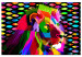 Large canvas print Rainbow Lion [Large Format] 136398