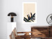 Poster Plant Aura - boho-style abstraction with a leaf of a green plant 137498 additionalThumb 26