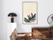 Poster Plant Aura - boho-style abstraction with a leaf of a green plant 137498 additionalThumb 20