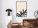 Poster Plant Aura - boho-style abstraction with a leaf of a green plant 137498 additionalThumb 18