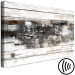 Canvas Art Print Restlessness (1-piece) Wide - worn planks and abstraction within 142798 additionalThumb 6