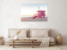 Canvas Print Sunset - View of a Lifeguard Booth on a Miami Beach 144498 additionalThumb 3