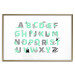 Poster English Alphabet for Children - Gray and Mint Letters with Animals 146498 additionalThumb 20