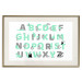 Poster English Alphabet for Children - Gray and Mint Letters with Animals 146498 additionalThumb 27