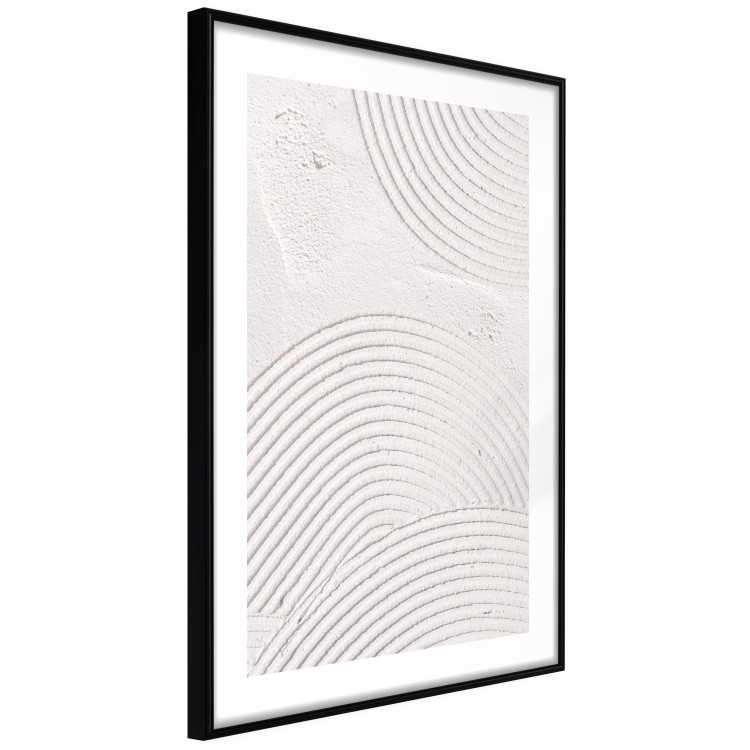 Wall Poster Grooves - Abstract Shapes in Organic Shaped Cement 149898 additionalImage 6