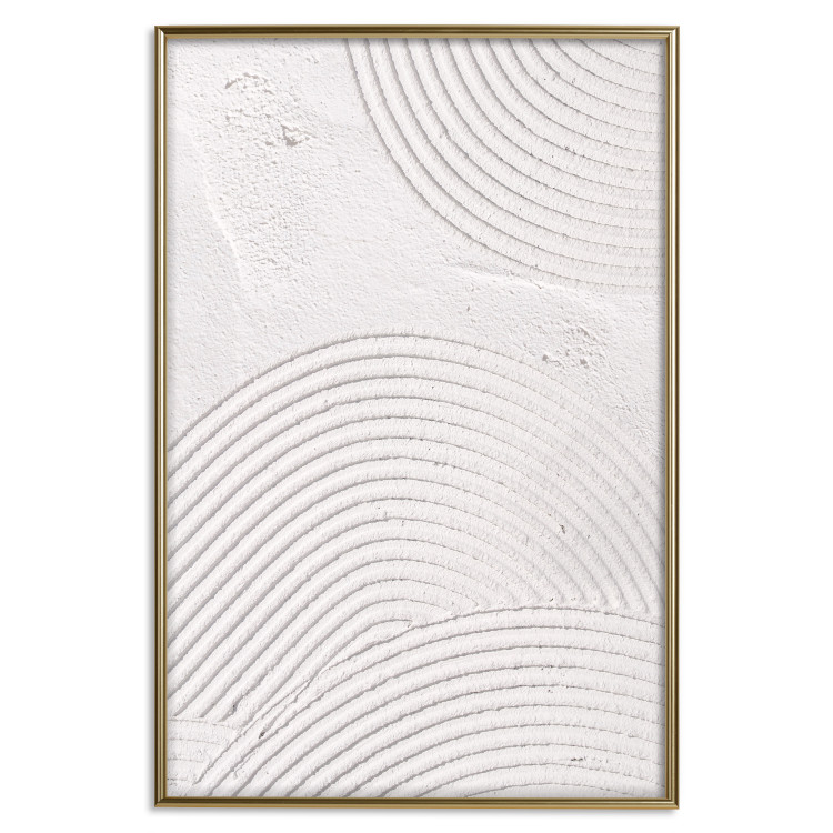 Wall Poster Grooves - Abstract Shapes in Organic Shaped Cement 149898 additionalImage 22
