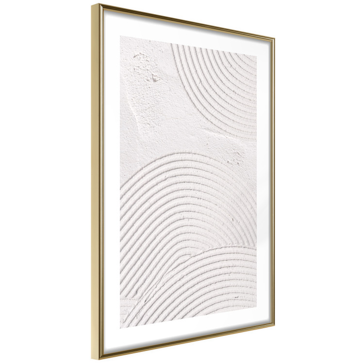 Wall Poster Grooves - Abstract Shapes in Organic Shaped Cement 149898 additionalImage 10