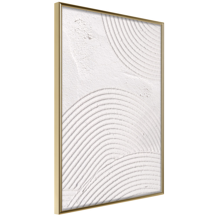 Wall Poster Grooves - Abstract Shapes in Organic Shaped Cement 149898 additionalImage 5