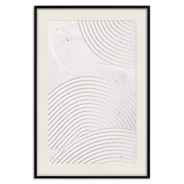 Wall Poster Grooves - Abstract Shapes in Organic Shaped Cement 149898 additionalImage 26