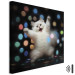 Canvas Art Print AI Persian Cat - Dancing Animal in Disco Dots - Square 150198 additionalThumb 8