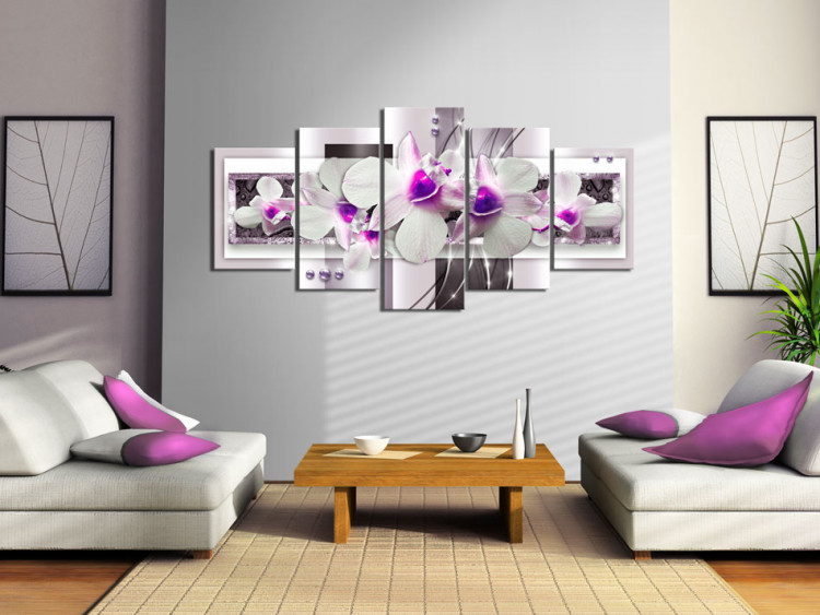 Canvas Art Print With violet accent 49998 additionalImage 3