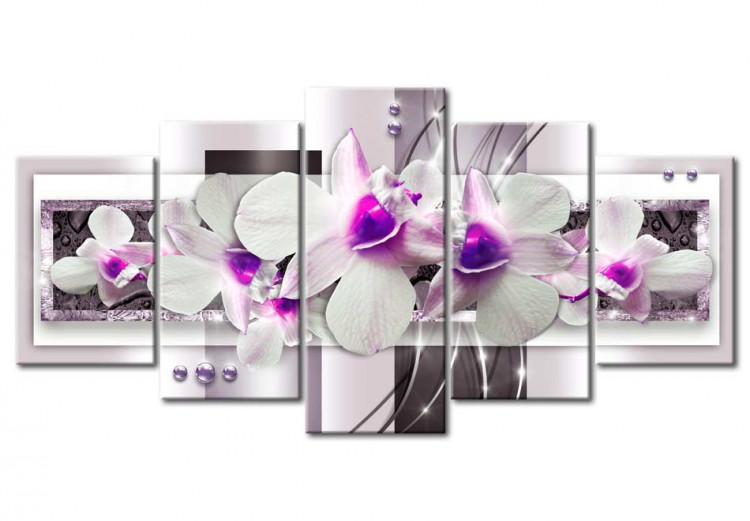 Canvas Art Print With violet accent 49998