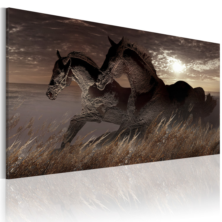 Canvas Horse statues 50098 additionalImage 2