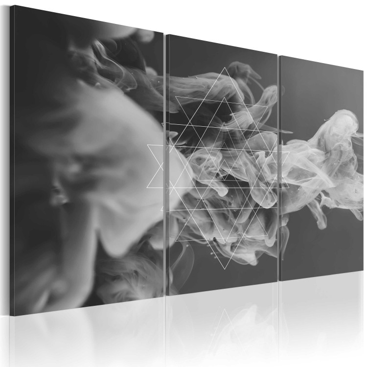 Canvas Art Print Smoke and symmetry 56098 additionalImage 2