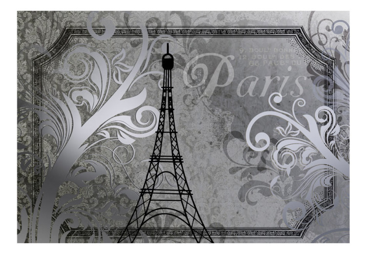 Wall Mural Vintage Paris - silver 61098 additionalImage 1