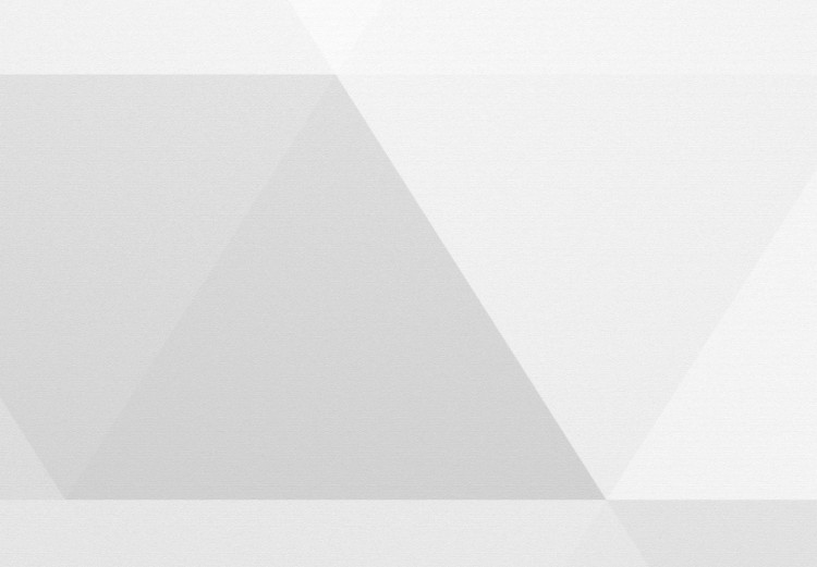 Photo Wallpaper Harmony of triangles - geometric illusion of grey and white elements 95898 additionalImage 4