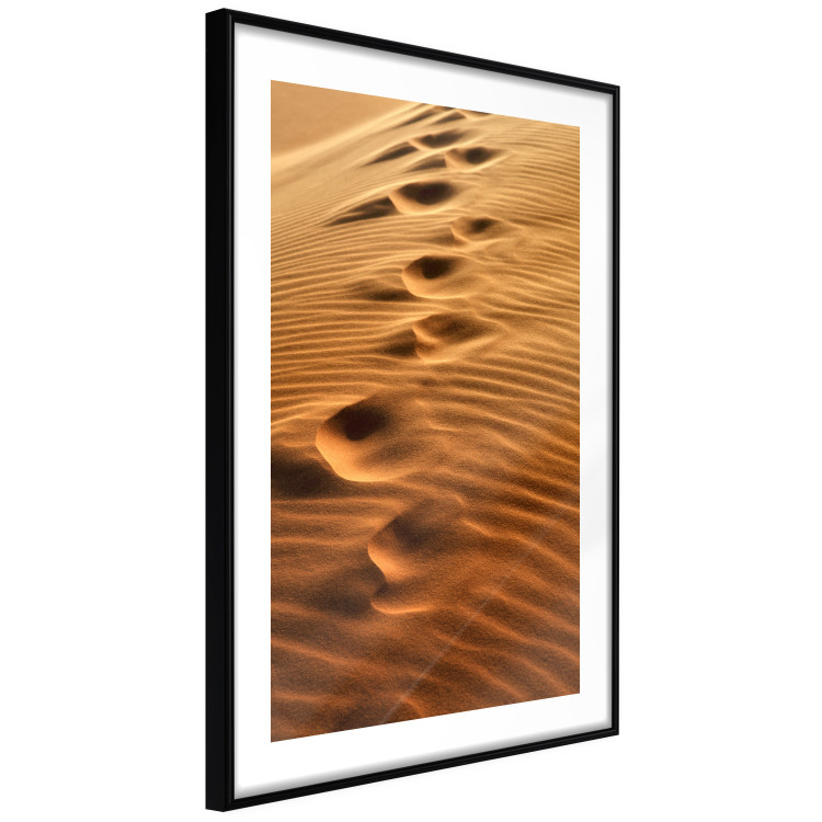 Wall Poster Footprints in the Sand - a desert dune landscape in shades of orange 116509 additionalImage 11