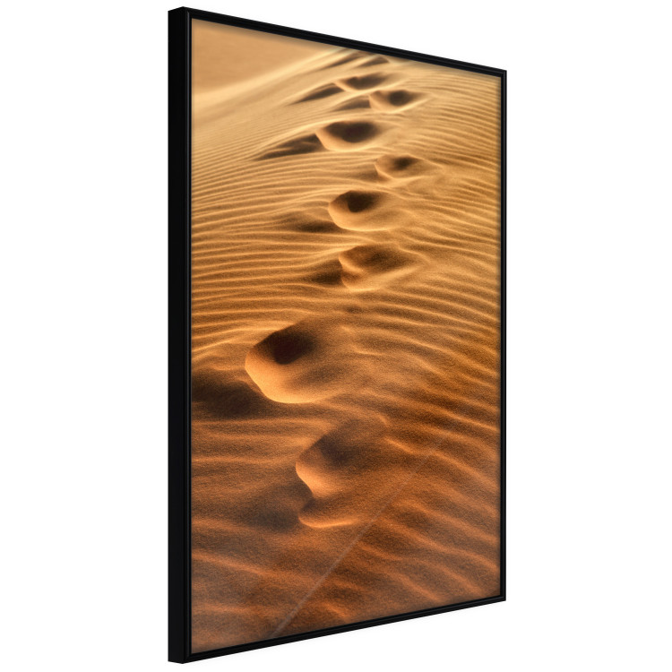 Wall Poster Footprints in the Sand - a desert dune landscape in shades of orange 116509 additionalImage 10