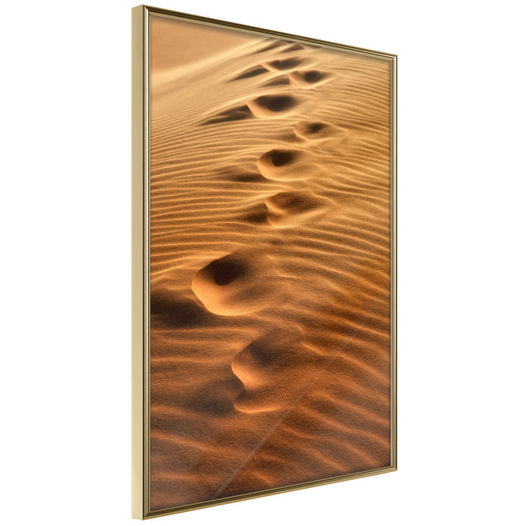 Wall Poster Footprints in the Sand - a desert dune landscape in shades of orange 116509 additionalImage 12