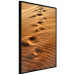 Wall Poster Footprints in the Sand - a desert dune landscape in shades of orange 116509 additionalThumb 10
