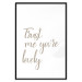Wall Poster Trust me you're lovely - simple composition with English inscriptions 117909 additionalThumb 17