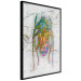 Poster Insect World - unique colorful composition on a marble-textured background 118509 additionalThumb 4