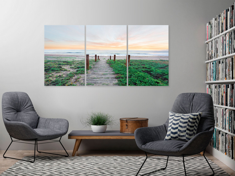 Canvas Print Among the Grass (3 Parts) 122209 additionalImage 3