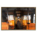 Wall Poster Long Journey - train with wooden seats in vintage motif 123809 additionalThumb 20