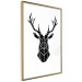 Wall Poster Harmonious Deer - deer figure created from geometric shapes 125109 additionalThumb 12
