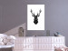 Wall Poster Harmonious Deer - deer figure created from geometric shapes 125109 additionalThumb 2