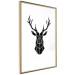 Wall Poster Harmonious Deer - deer figure created from geometric shapes 125109 additionalThumb 6