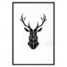 Wall Poster Harmonious Deer - deer figure created from geometric shapes 125109 additionalThumb 15